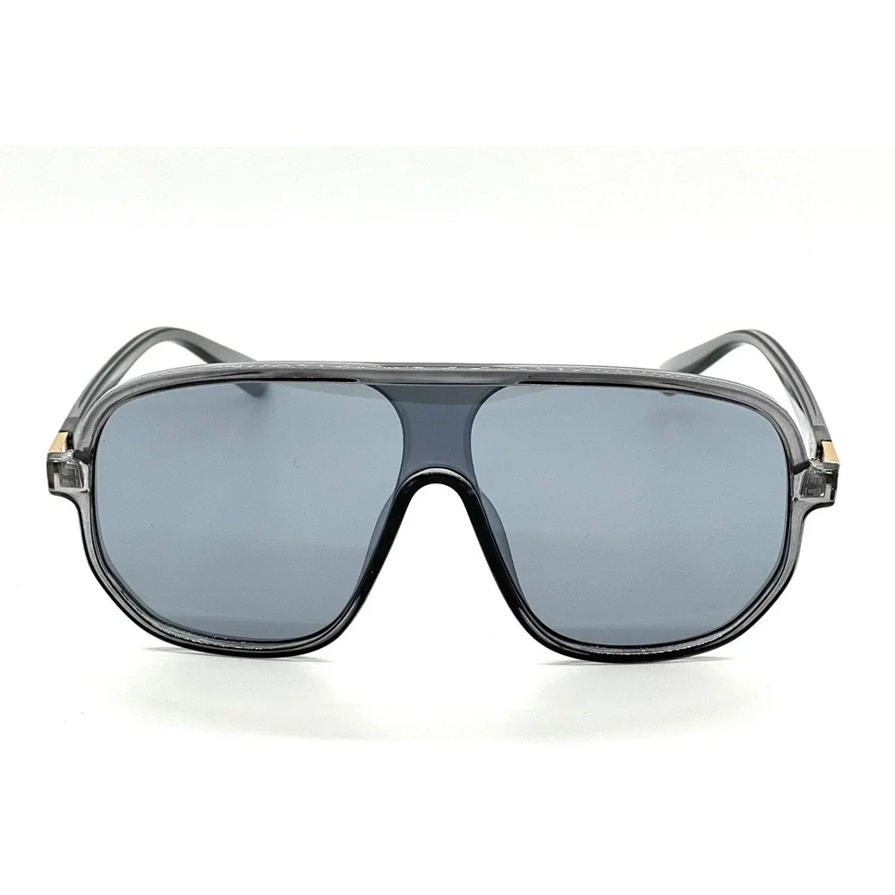 Oversize Shield Sunglasses Women Dark Tinted Lenses Luxury Celebrity Style Gafas